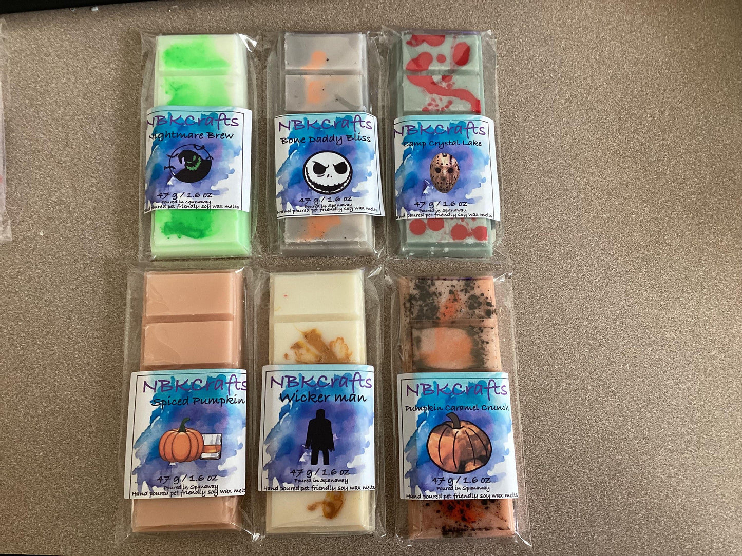 Strong Scented Pet Friendly Hand Poured Soy Wax Melt Snap Bars
