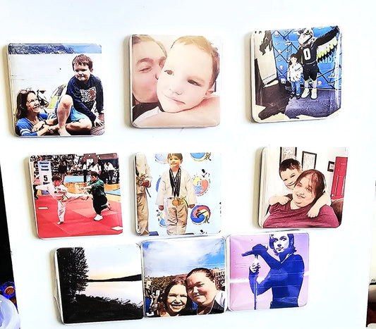 9 Personalized Fridge Magnets Keepsake Memories forged in Magnets great for birthdays, weddings, and special occasions